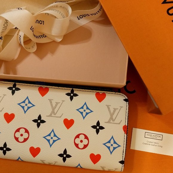 LOUIS VUITTON M57491 GAME ON ZIPPY WALLET IN WHITE -- brand new - Picture 2 of 9